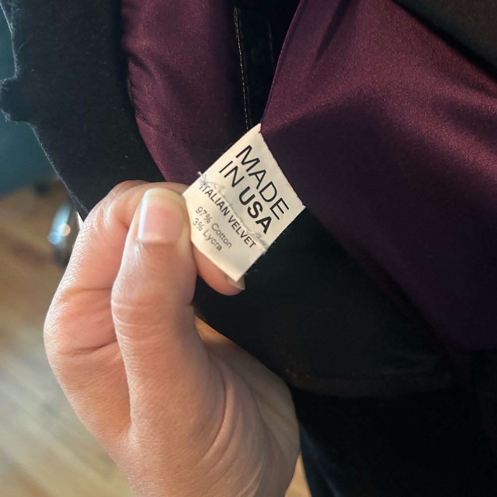 DDC LABS Black Velvet Blazer - Picture 6 of 7